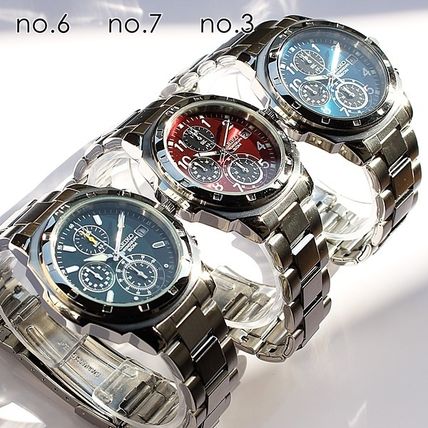 SEIKO クロノグラフ 100M 防水 腕時計