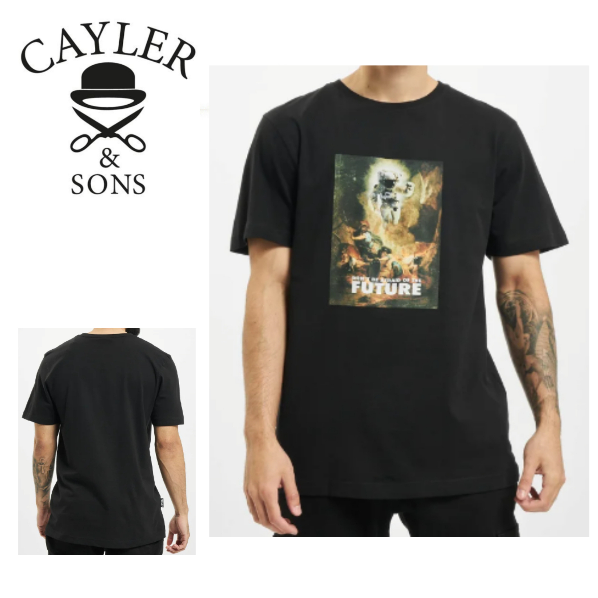 SALE★Wl Future Fear T Shirt【送込Cayler&Sons】宇宙飛行士/黒
