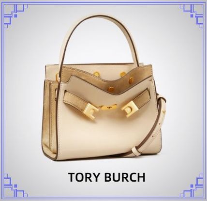 Tory Burch ショルダーバッグ・ポシェット 新色★Tory Burch★リーラジウィルプチダブルバッグ クリーム(2)