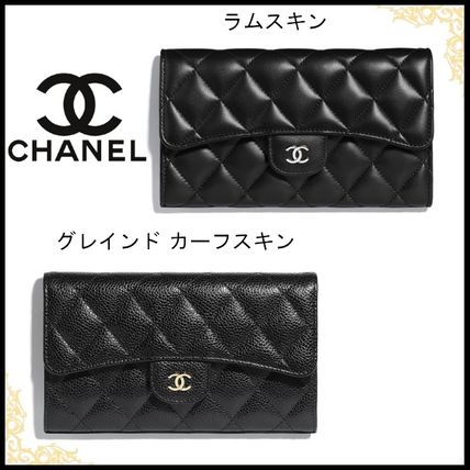 ラムスキン CHANEL x 長財布(レディース) - 海外通販のBUYMA
