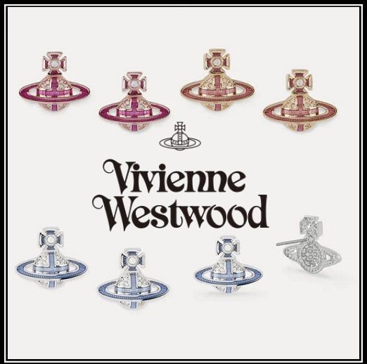 新作◆Vivienne Westwood◆SUFFOLK BAS RELIEF ピアス