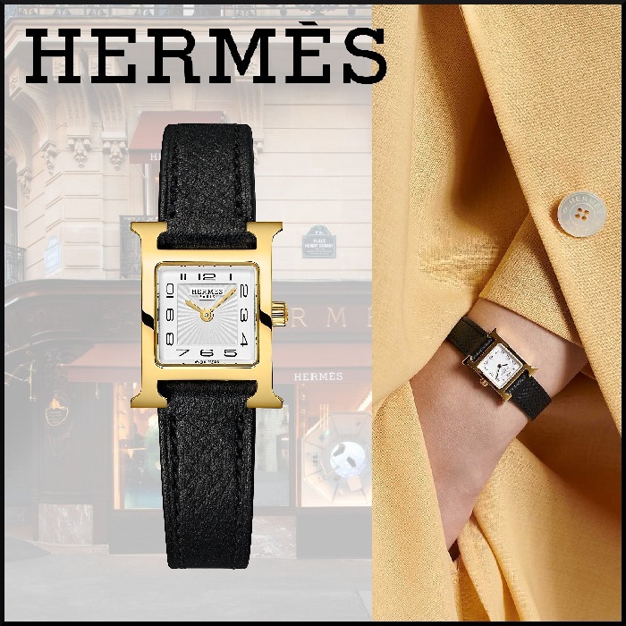【HERMES】Heure H watch 17.2x17.2mm 腕時計 在庫確認ください