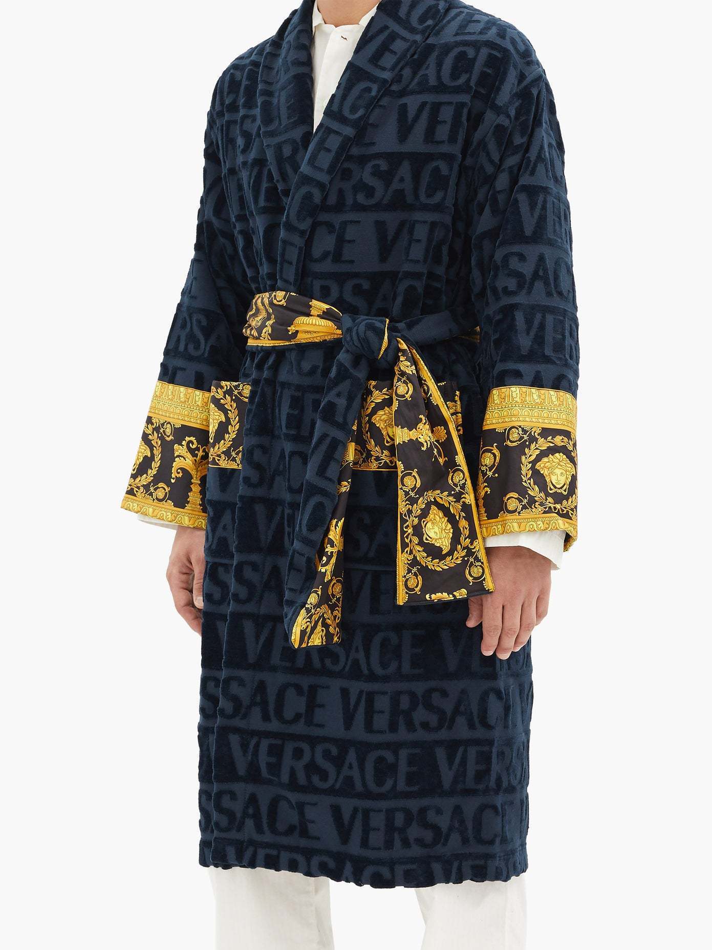 モデル】 ヴェルサーチ Versace メンズ ガウン・バスローブ バスローブ