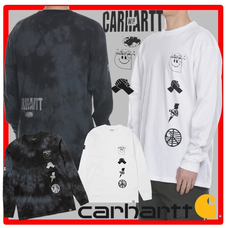 ★韓国の人気★【CARHARTT WIP】★L/S TAB T-SHIR.T★Tシャツ★