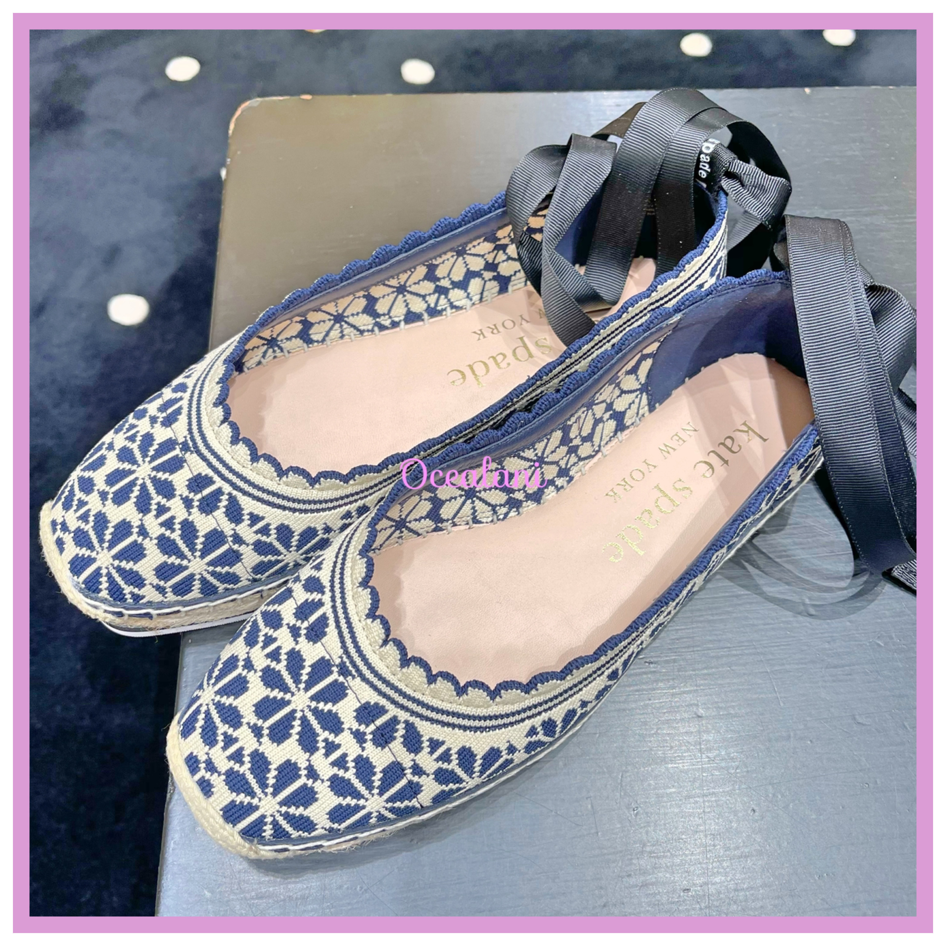 [Kate Spade] エスパドリーユ♪knottingham knit espadrilles