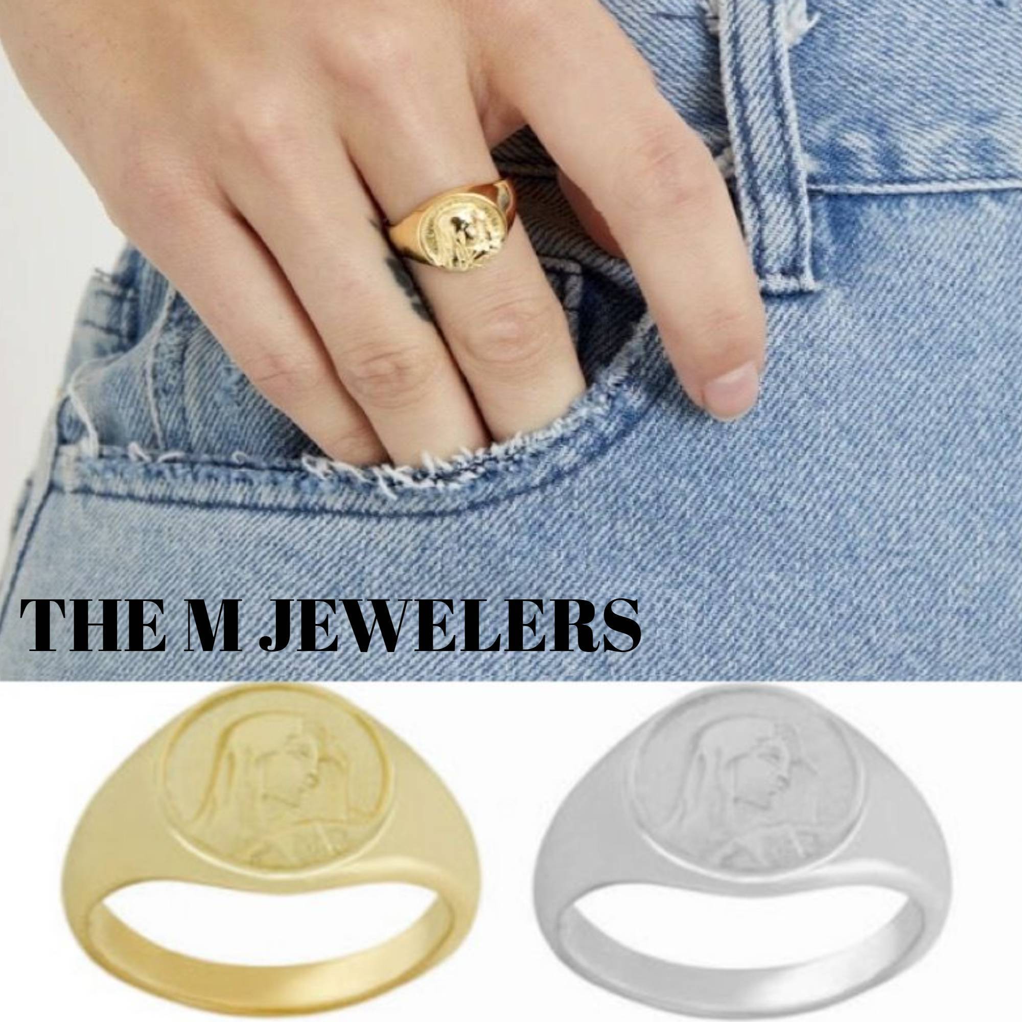THE M JEWELERS 国内発送 メアリー MARY シグネット リング