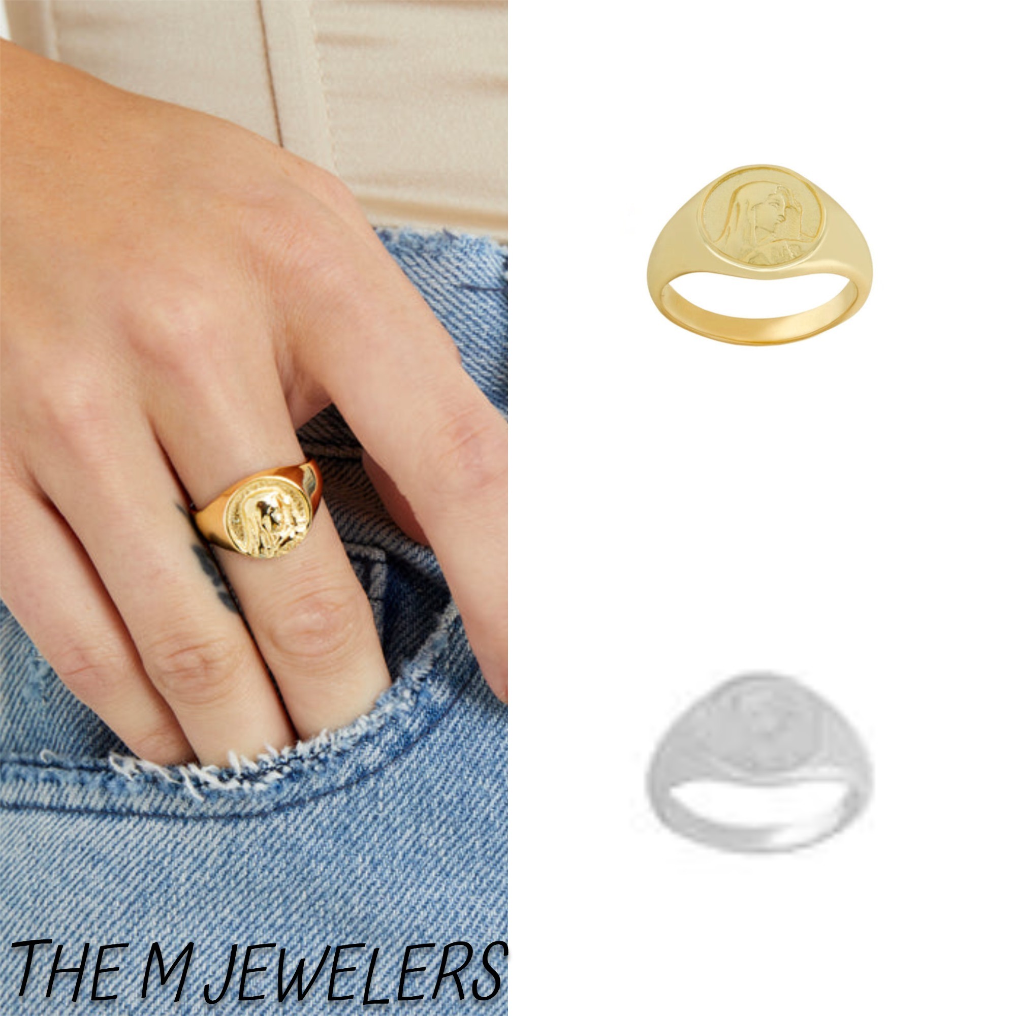 THE M JEWELERS】国内発送 メアリー シグネット リング
