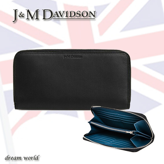 ★J&M DAVIDSON★レディース ラウンドファスナー長財布 ♪