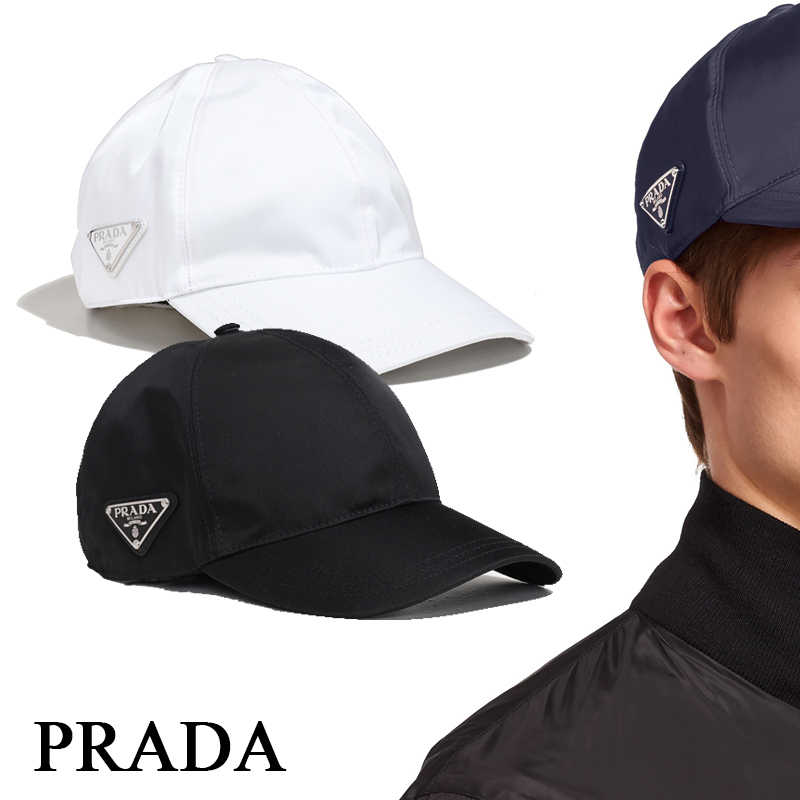 数量は多い 関税負担なし☆PRADA プラダ LOGOナイロン ベースボールキャップ キャップ 数量は多い 関税負担なし☆PRADA プラダ LOGOナイロン ベースボールキャップ キャップ