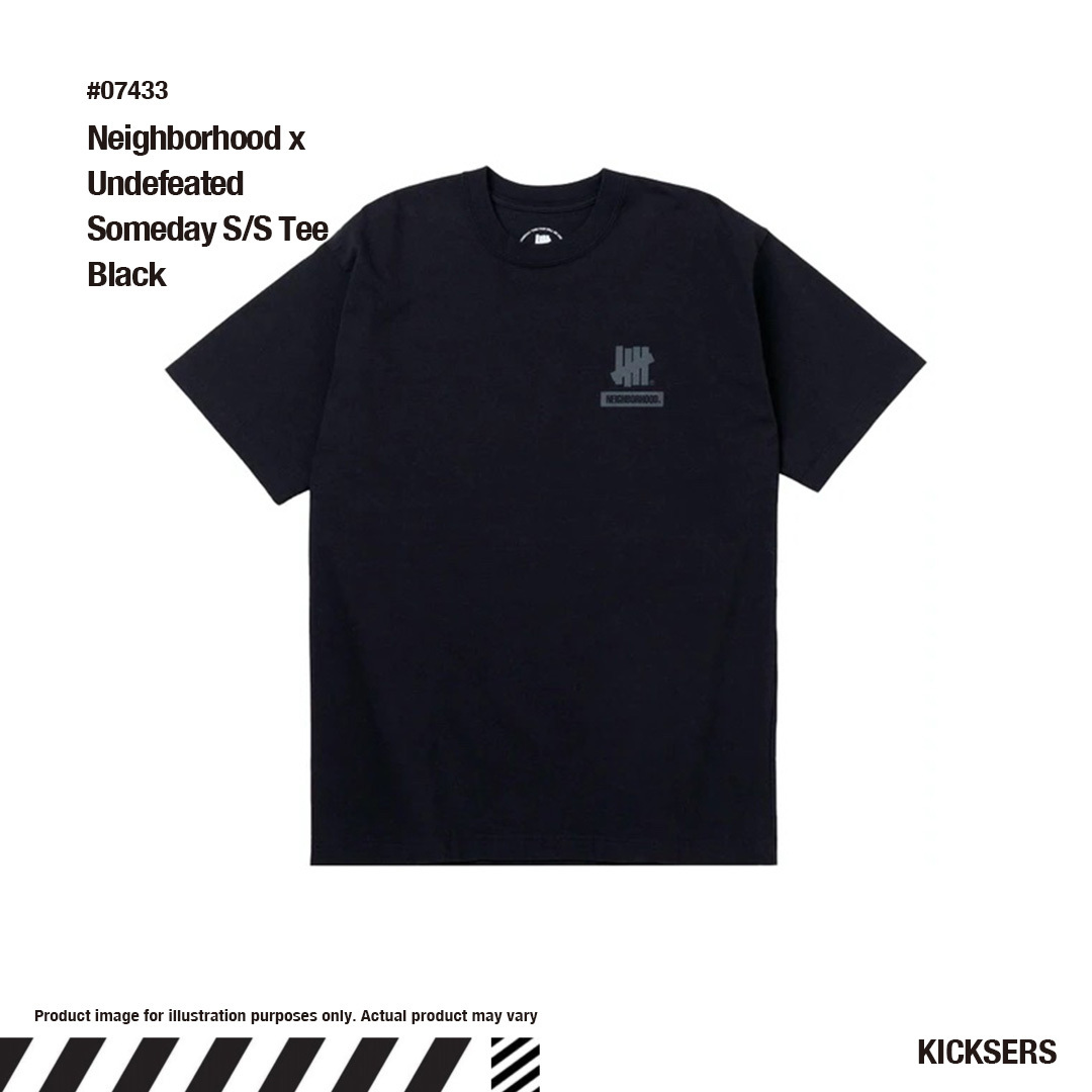 人気話題！Neighborhood x Undefeated Someday S/S Tee Black