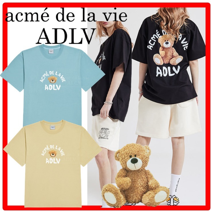 ☆人気☆acme' de la vie☆TEDDY BEAR SHORT SLEEVE T-SHIR.T☆
