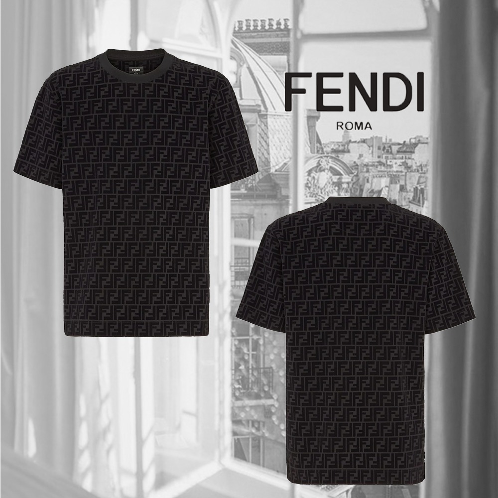 55%以上節約 FENDI▼【正規品】エレガント モノグラム Tシャツ 半袖 Tシャツ・カットソー 55%以上節約 FENDI▼【正規品】エレガント モノグラム Tシャツ 半袖 Tシャツ・カットソー