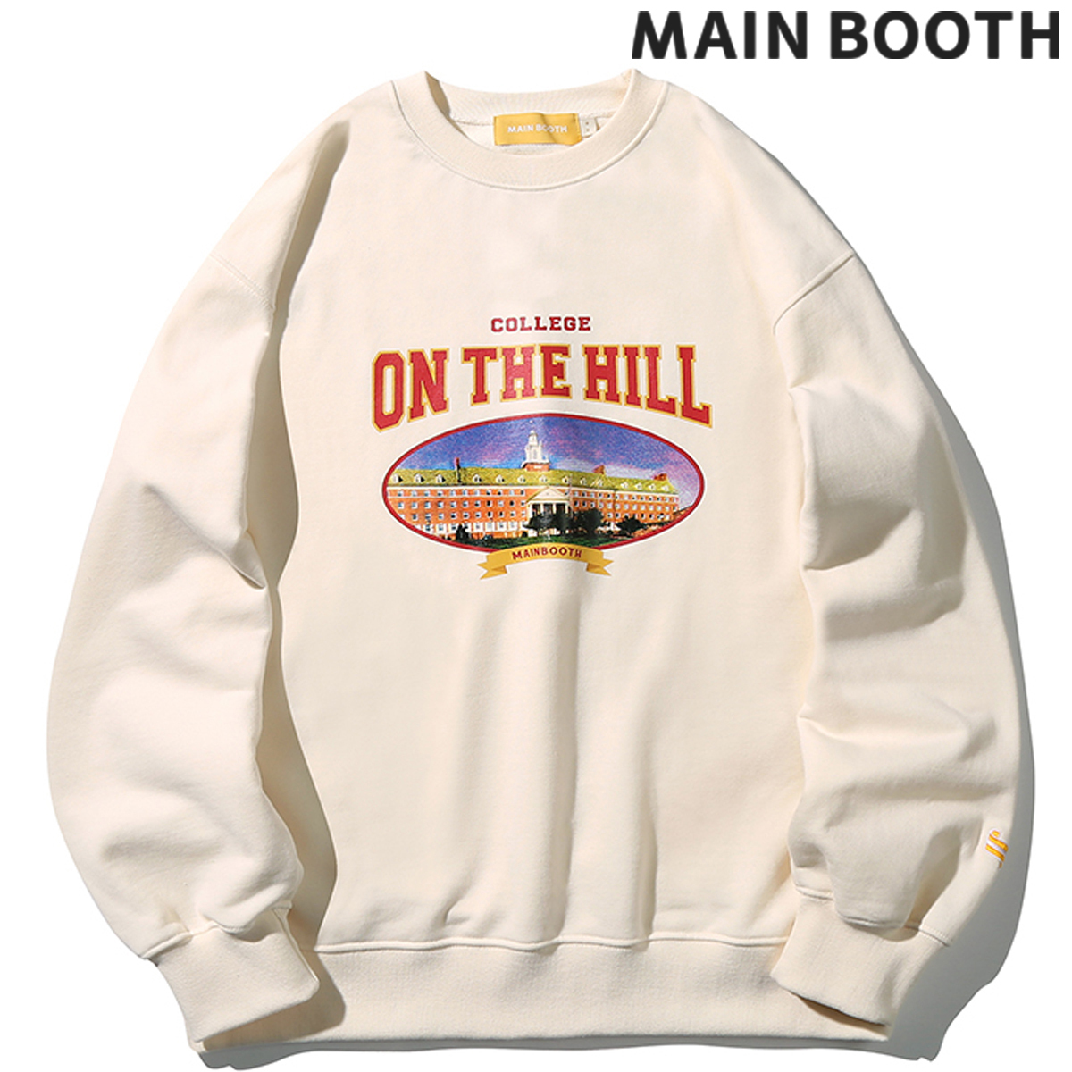 ★MAINBOOTH★On The Hill Sweatshirt(CREAM)★正規品/直送料込