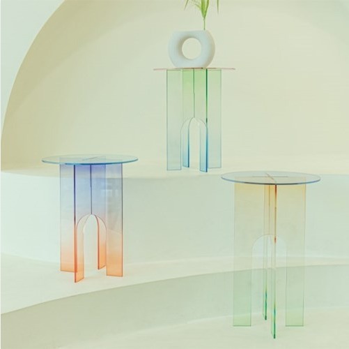【studio riposo】acrylic side table series.