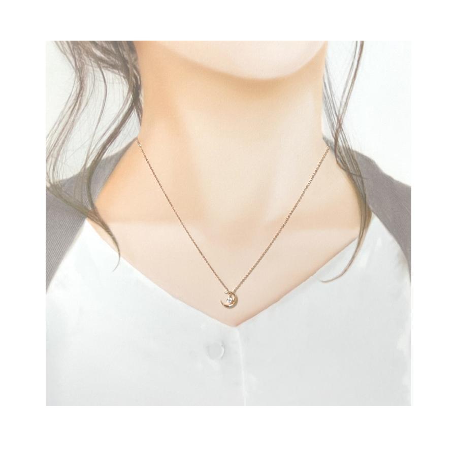 【新品】4°c カナル4℃ ネックレス 月モチーフ canal1041 Canal4℃ カナル 4°c ネックレス 月 ムーン ヨンドシー canal4