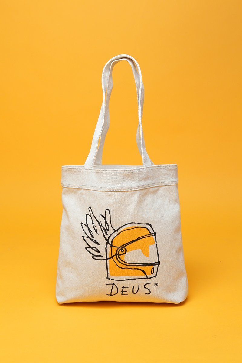 Deus ex Machina トートバッグ/お洒落ロゴ AUS限定
