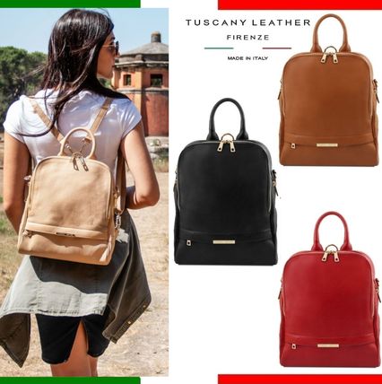 軽くて使いやすい◆イタリア製レザーリュックTuscany Leather Tuscany Leather(トスカニーレザー) バックパック・リュック