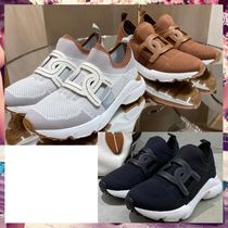 TOD'S ハイテクファブリック スニーカー レザー ニット (TOD'S TOD'S ハイテクファブリック スニーカー レザー ニット (TOD'S