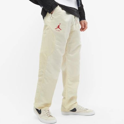 Nike Joggers & Sweatpants Nylon Street Style Collaboration Plain Logo Loungewear