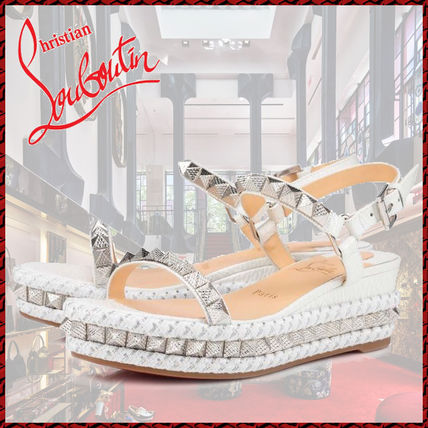 ウェッジ Christian Louboutin x サンダル・ミュール(レディース ウェッジ Christian Louboutin x サンダル・ミュール(レディース