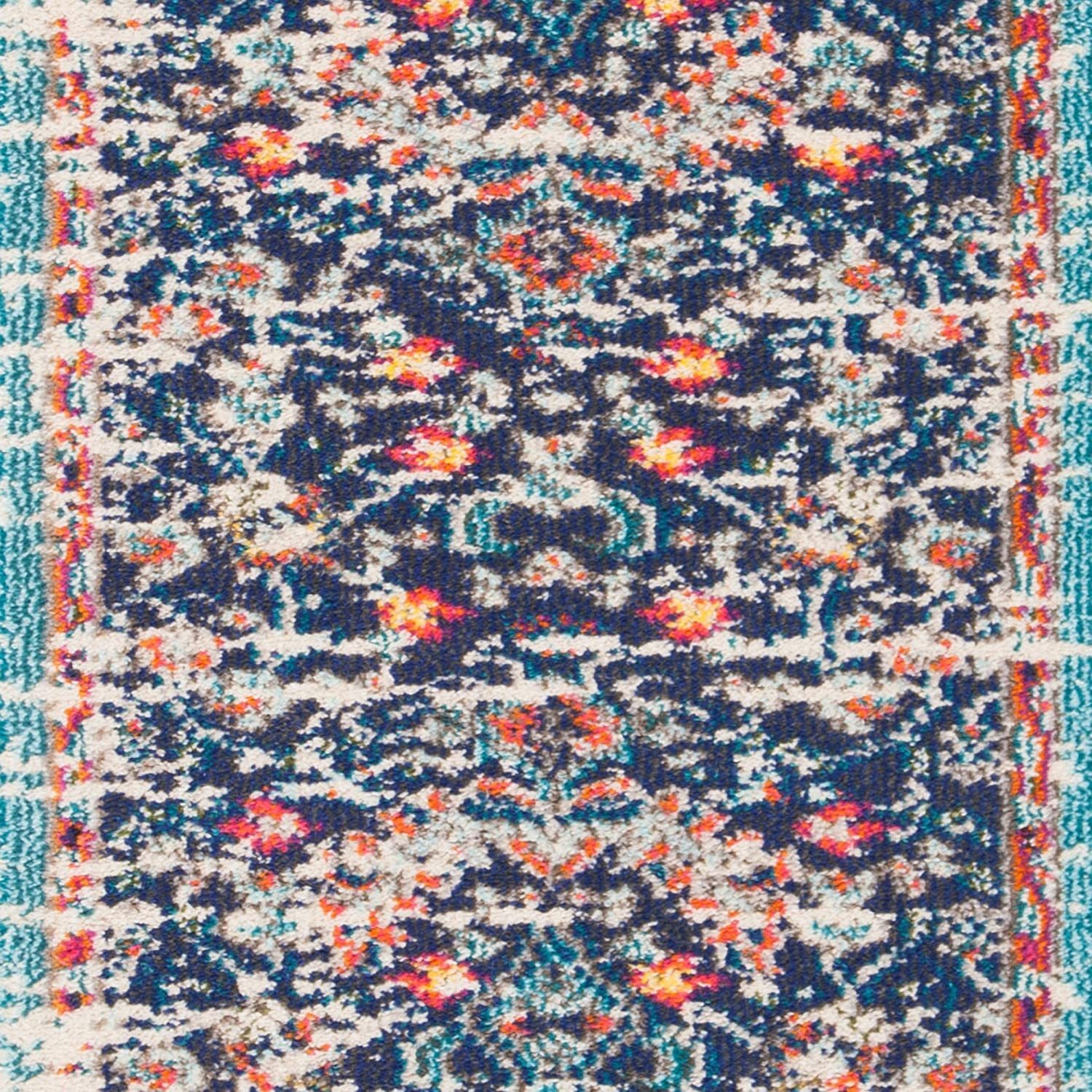 SAFAVIEH ラグ・カーペット ボーホーシック玄関マットサイズラグ66×122㎝(2’2×4’)(13)
