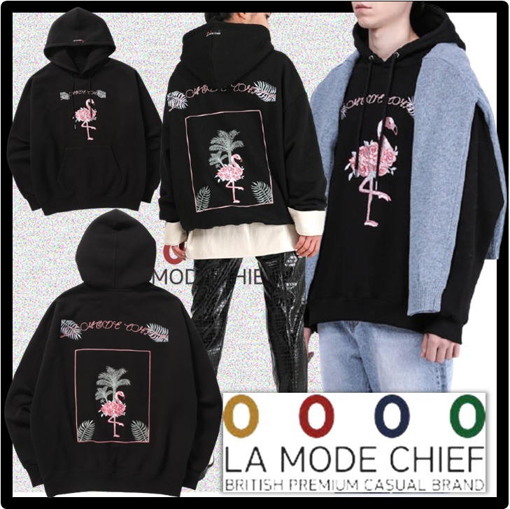 ★BTS着用ブランド★関税込★LAMODECHIEF★LAMC FLAMINGO HOOD.Y