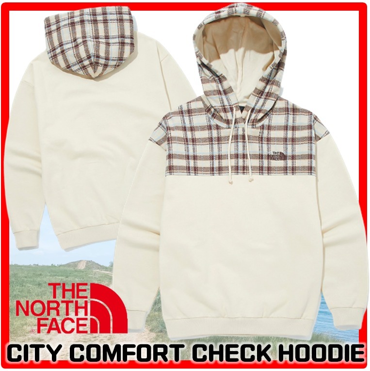 ★新作★THE NORTH FACE★CITY COMFORT CHECK HOODI.E ★
