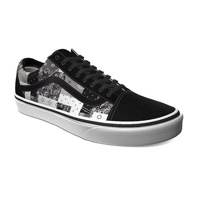 関税込☆VANS PAISLEY PATCHWORK OLD SKOOL カスタム
