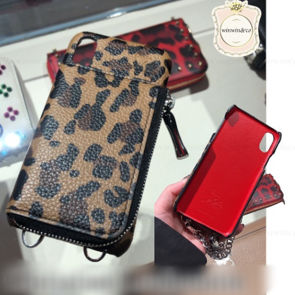 SALE！■クリスチャンルブタン国内発■レオパードiPhoneケース