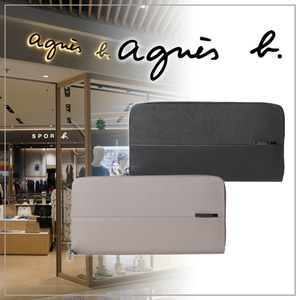 【agnes b.】アニエスベー QAH11−02 ラウンドジップロング 長財布 【agnes b.】アニエスベー QAH11−02 ラウンドジップロング 長財布