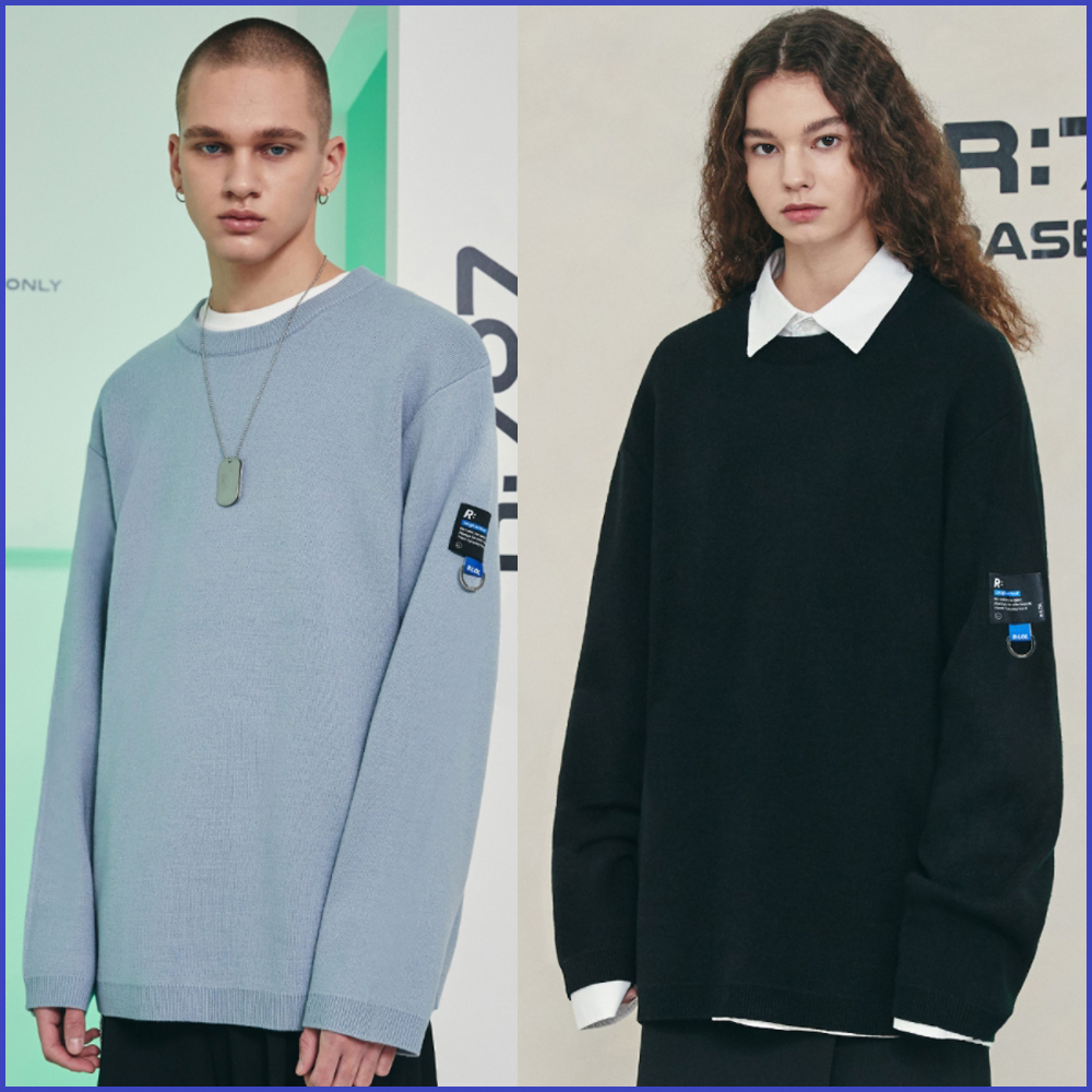 rolarola ★UNISEX ★R:LOL SIDE POINT LABEL KNIT KT-21132