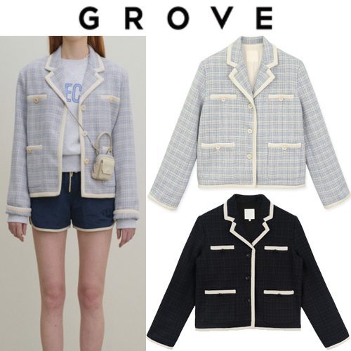 GROVE COCO JACKET 2色 人気新作 レディースファッション