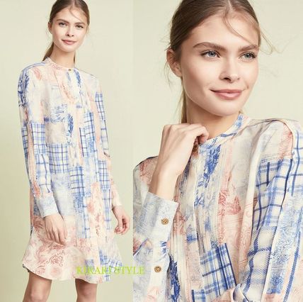 田中みなみさん着用❣️2024年夏Tory Burch シルクワンピース 新品