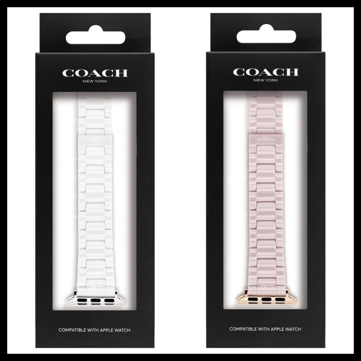 【COACH】セラミック 38/40mm Apple Watch Band 腕時計用ベルト・バンド 【COACH】セラミック 38/40mm Apple Watch Band 腕時計用ベルト・バンド