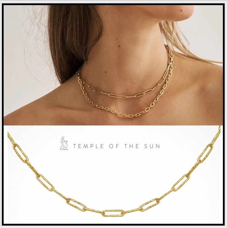 追跡便【TEMPLE OF THE SUN】★Kiya Chain Necklace Gold