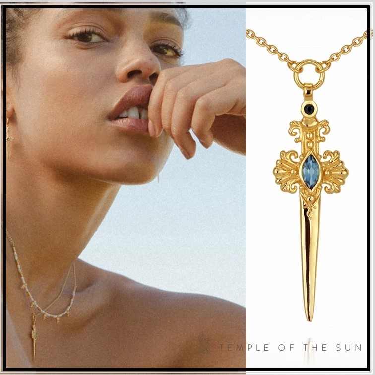 追跡便【TEMPLE OF THE SUN】★Themis Necklace Gold