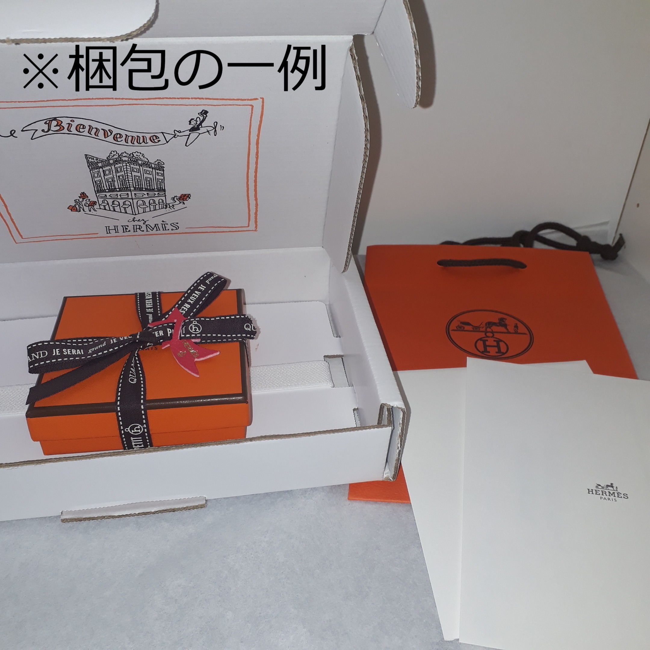HERMES キーホルダー・キーリング ☆フランス発☆Hermes≪Petit H≫キュートなカギ型 キーホルダー(5)