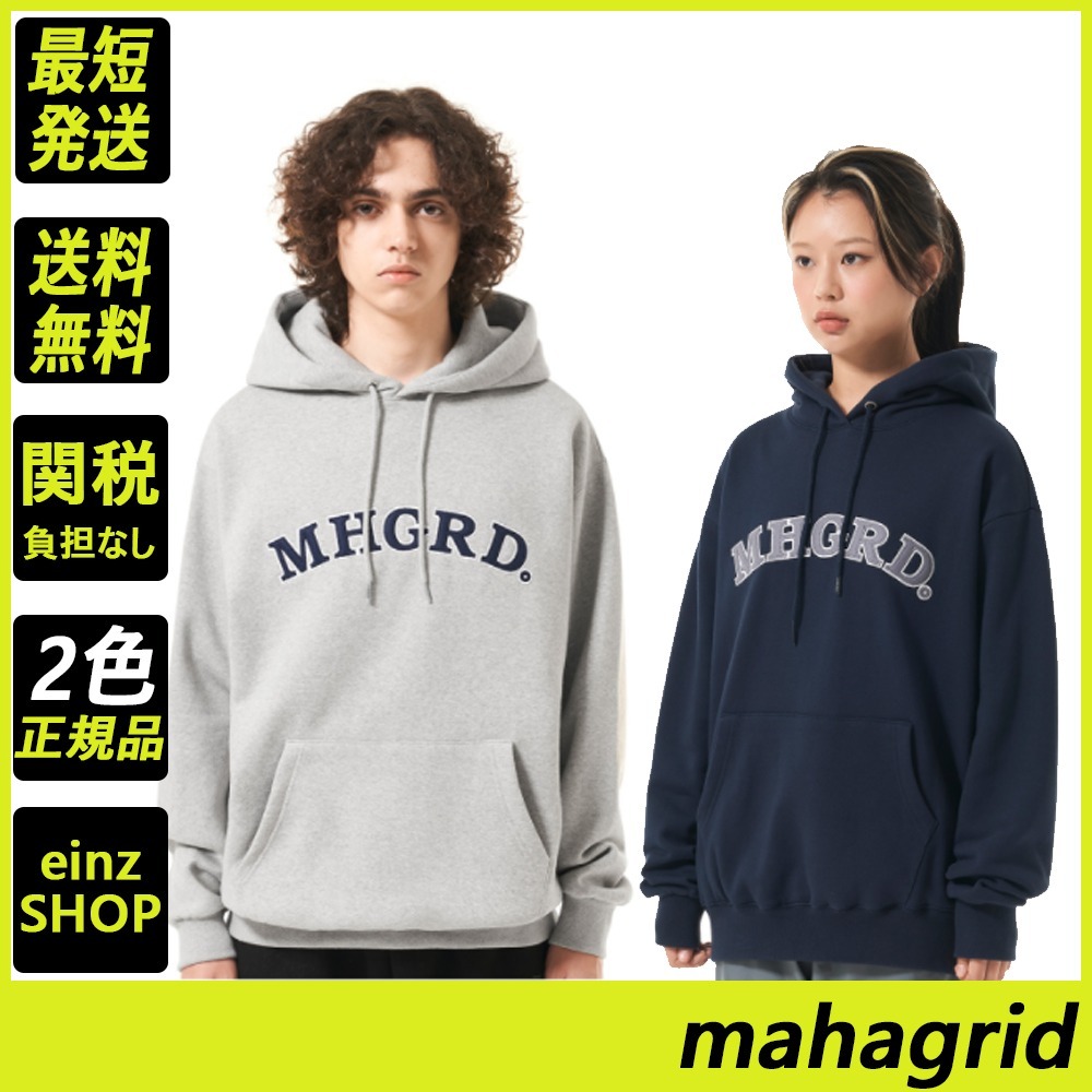【mahagrid】SKOOL ARCH LOGO HOODIE