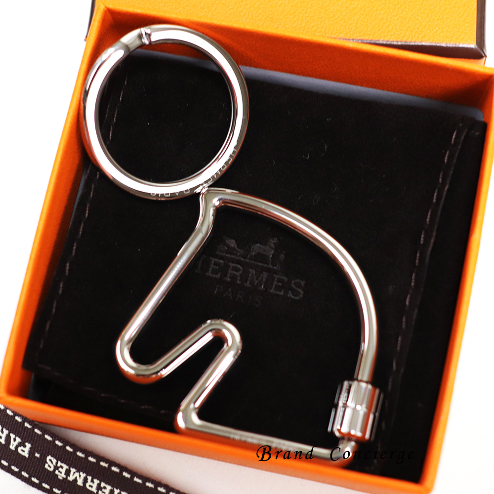 国内即発 HERMES エルメス キーリング CHEVAL シュバル (HERMES