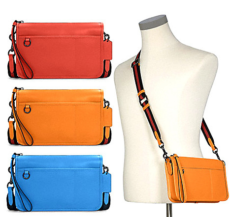 使い方2通り☆COACH☆HERITAGE CONVERTIBLE CROSSBODY