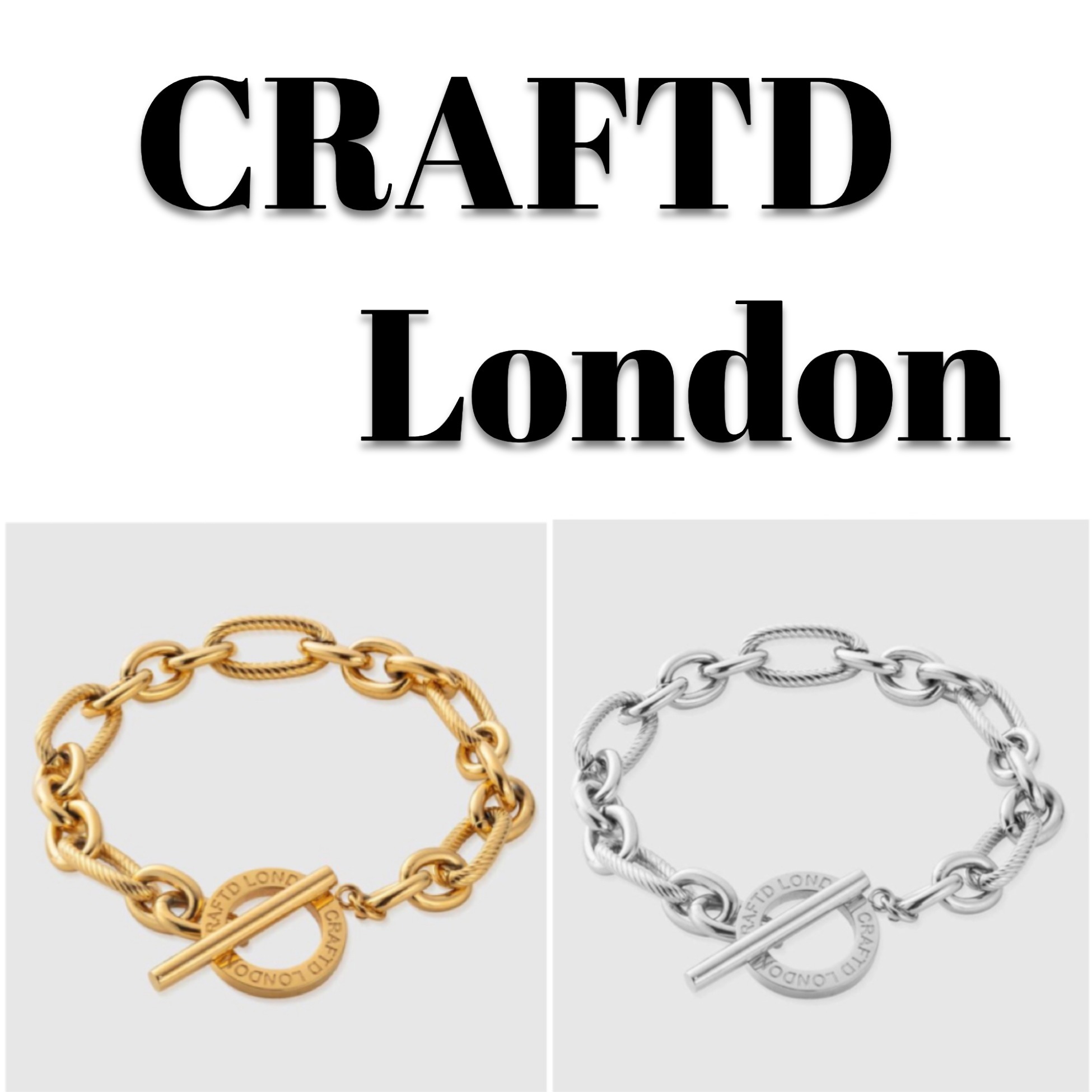 【CRAFTD London】 完売前に トグル チェーン ブレスレット