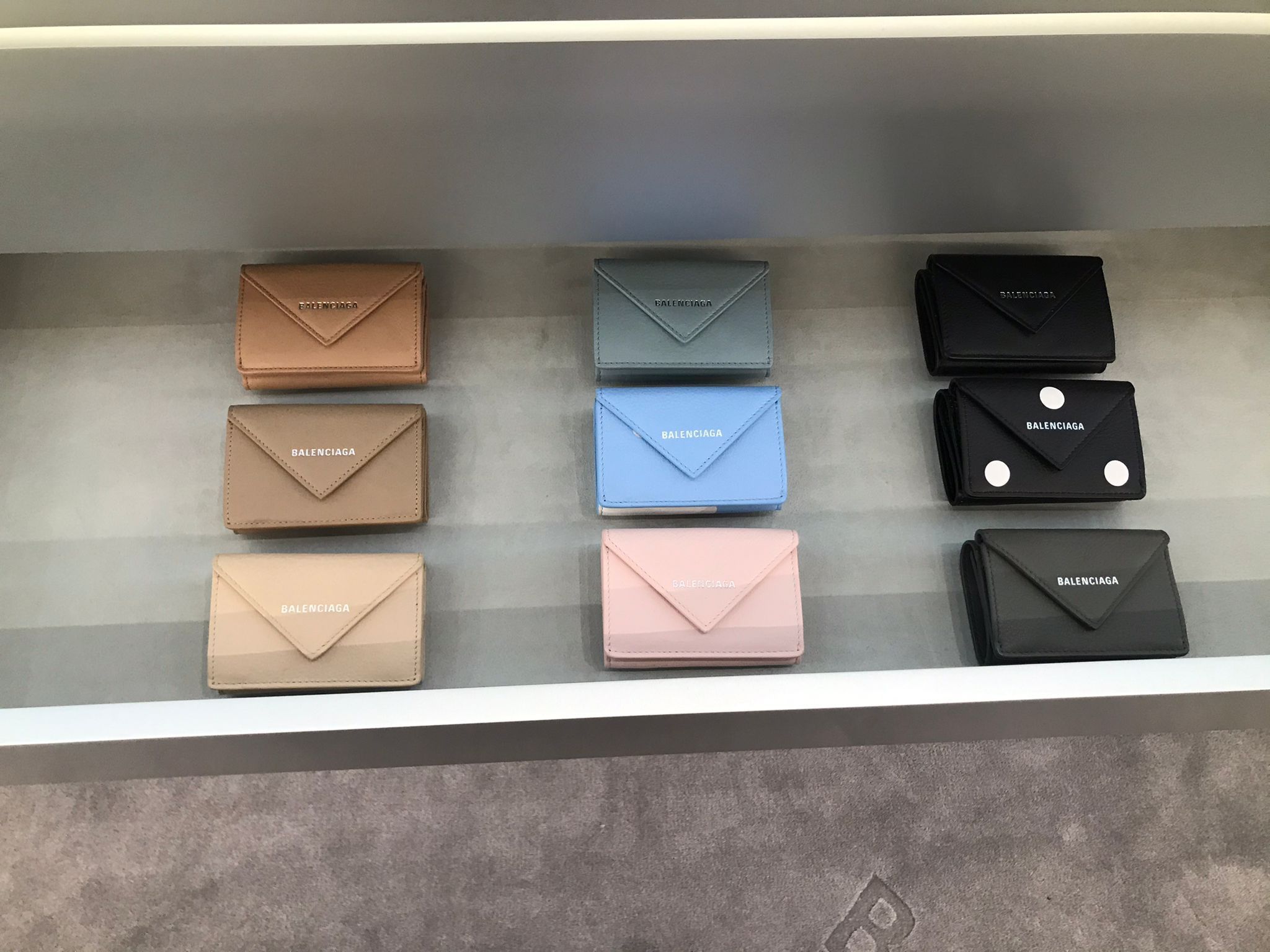 #BALENCIAGA直営店買付# PAPIER ミニウォレット 9色 2013新入荷