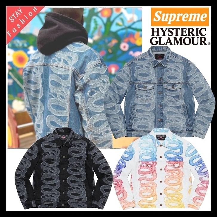 【返品不可】 ☆入手困難21SS DenimJK Snake GLAMOUR WEEK4☆Supreme/HYSTERIC ジャケットその他 【返品不可】 ☆入手困難21SS DenimJK Snake GLAMOUR WEEK4☆Supreme/HYSTERIC ジャケットその他