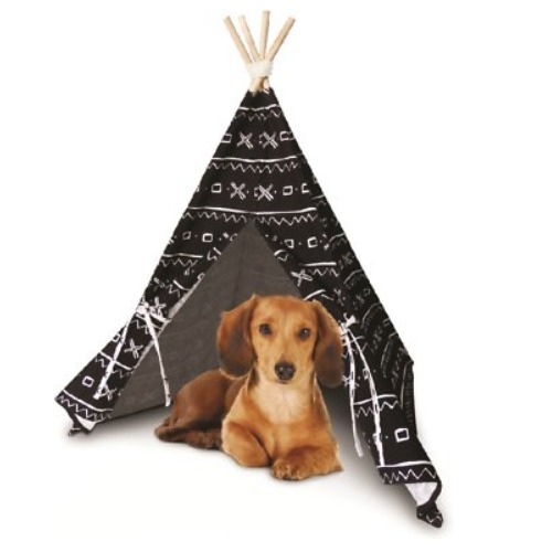 大人気【犬猫兼用】Dog Whisperer Mudclothテント風ペットハウス