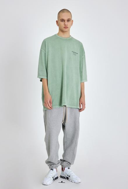 ATTENTIONROWのRecycle Fuse Pigment Over fit Short Sleeve Tee