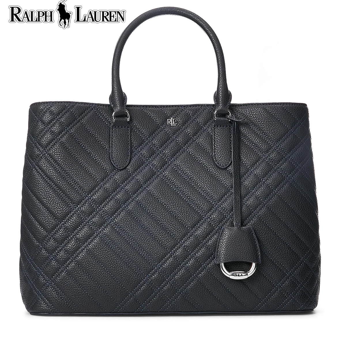 特価！ Ralph Lauren 最新 Marcy Plaid Quilted Large Satchel