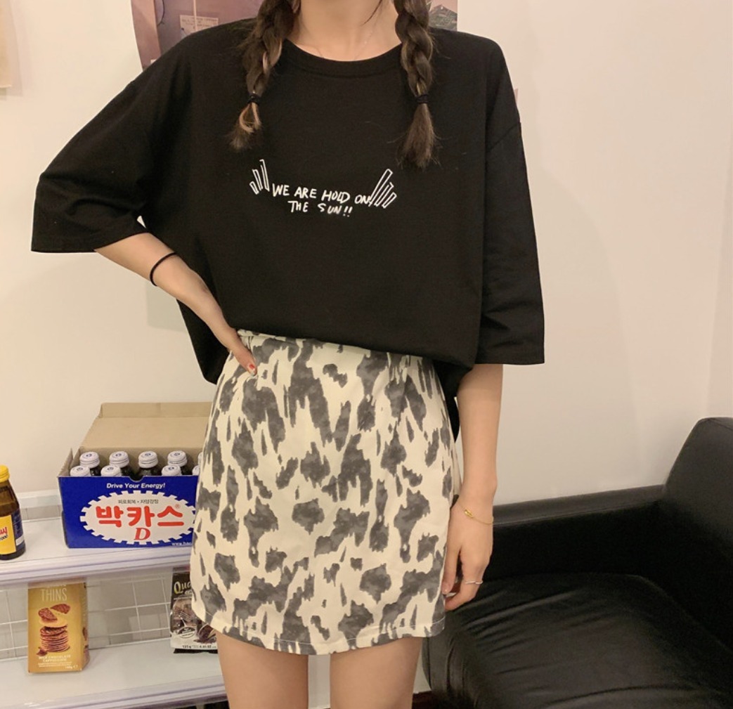 ３色 シンプルスタイル Ｔシャツ オーバーサイズ