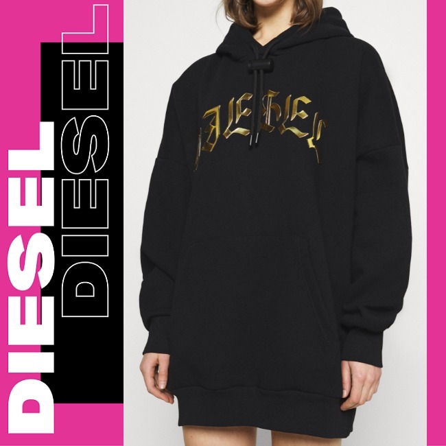 DIESEL】 ディーゼル フロントビッグロゴ パーカーワンピース - www ...