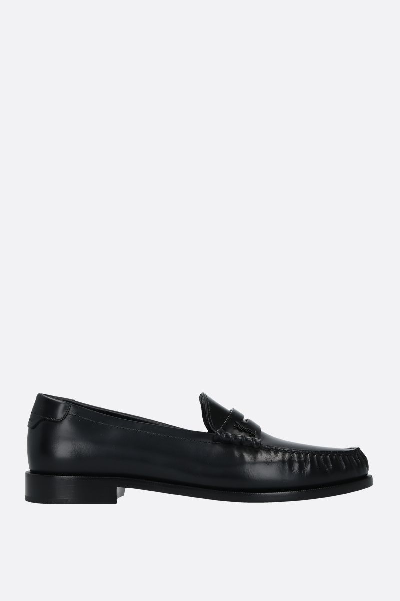 Saint Laurent 靴・ブーツ・サンダルその他 【関税込み】Saint Laurent MONOGRAM SMOOTH LEATHER LOAFERS(3)