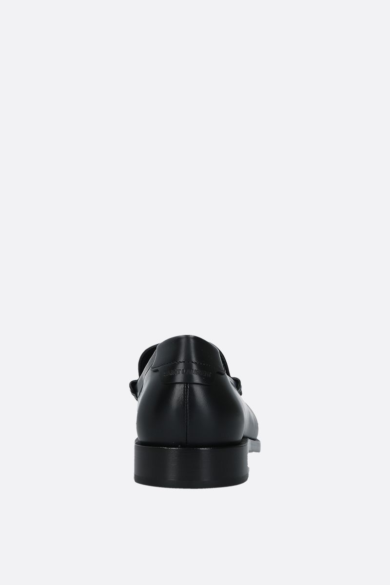 Saint Laurent 靴・ブーツ・サンダルその他 【関税込み】Saint Laurent MONOGRAM SMOOTH LEATHER LOAFERS(4)